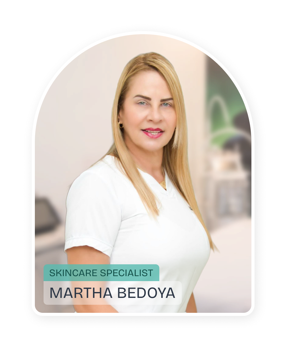 Martha Bedoya, skincare specialist